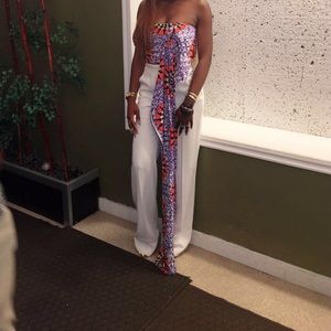 African print crop top